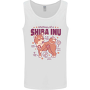 Shiba Inu Anatomy Mens Vest Tank Top White