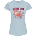 Shiba Inu Anatomy Womens Petite Cut T-Shirt Light Blue