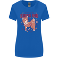 Shiba Inu Anatomy Womens Wider Cut T-Shirt Royal Blue