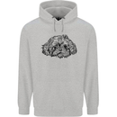 Shih Tzu Drawing Dogs Childrens Kids Hoodie Sports Grey