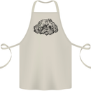 Shih Tzu Drawing Dogs Cotton Apron 100% Organic Natural