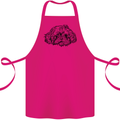 Shih Tzu Drawing Dogs Cotton Apron 100% Organic Pink