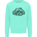 Shih Tzu Drawing Dogs Mens Sweatshirt Jumper Peppermint