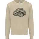 Shih Tzu Drawing Dogs Mens Sweatshirt Jumper Sand