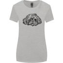 Shih Tzu Drawing Dogs Womens Wider Cut T-Shirt Sports Grey