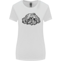 Shih Tzu Drawing Dogs Womens Wider Cut T-Shirt White