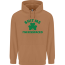 Shit Me I'm Kissfaced St. Patrick's Day Mens 80% Cotton Hoodie Caramel Latte