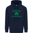 Shit Me I'm Kissfaced St. Patrick's Day Mens 80% Cotton Hoodie Navy Blue