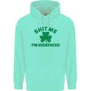 Shit Me I'm Kissfaced St. Patrick's Day Mens 80% Cotton Hoodie Peppermint