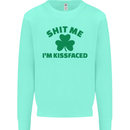 Shit Me I'm Kissfaced St. Patrick's Day Mens Sweatshirt Jumper Peppermint