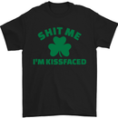 Shit Me I'm Kissfaced St. Patrick's Day Mens T-Shirt Cotton Gildan Black
