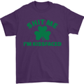 Shit Me I'm Kissfaced St. Patrick's Day Mens T-Shirt Cotton Gildan Purple