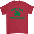 Shit Me I'm Kissfaced St. Patrick's Day Mens T-Shirt Cotton Gildan Red