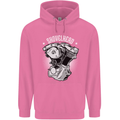 Shovelhead Motorcycle Engine Biker Childrens Kids Hoodie Azalea