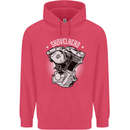 Shovelhead Motorcycle Engine Biker Childrens Kids Hoodie Heliconia