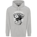 Shovelhead Motorcycle Engine Biker Childrens Kids Hoodie Sports Grey