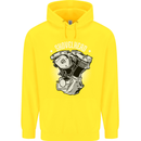 Shovelhead Motorcycle Engine Biker Childrens Kids Hoodie Yellow