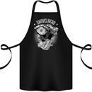 Shovelhead Motorcycle Engine Biker Cotton Apron 100% Organic Black