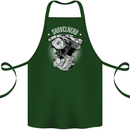 Shovelhead Motorcycle Engine Biker Cotton Apron 100% Organic Forest Green