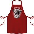 Shovelhead Motorcycle Engine Biker Cotton Apron 100% Organic Maroon