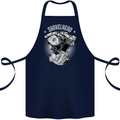Shovelhead Motorcycle Engine Biker Cotton Apron 100% Organic Navy Blue