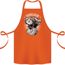 Shovelhead Motorcycle Engine Biker Cotton Apron 100% Organic Orange