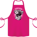 Shovelhead Motorcycle Engine Biker Cotton Apron 100% Organic Pink