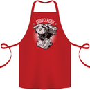 Shovelhead Motorcycle Engine Biker Cotton Apron 100% Organic Red