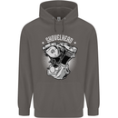 Shovelhead Motorcycle Engine Biker Mens 80% Cotton Hoodie Charcoal