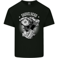 Shovelhead Motorcycle Engine Biker Mens Cotton T-Shirt Tee Top Black