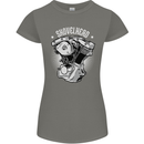 Shovelhead Motorcycle Engine Biker Womens Petite Cut T-Shirt Charcoal
