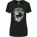 Shovelhead Motorcycle Engine Biker Womens Wider Cut T-Shirt Black