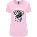 Shovelhead Motorcycle Engine Biker Womens Wider Cut T-Shirt Light Pink