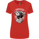 Shovelhead Motorcycle Engine Biker Womens Wider Cut T-Shirt Red