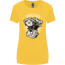 Shovelhead Motorcycle Engine Biker Womens Wider Cut T-Shirt Yellow