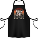 Show Me Your Kitties Funny Cat Kitten Cotton Apron 100% Organic Black