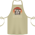 Show Me Your Kitties Funny Cat Kitten Cotton Apron 100% Organic Khaki