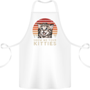 Show Me Your Kitties Funny Cat Kitten Cotton Apron 100% Organic White