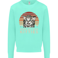 Show Me Your Kitties Funny Cat Kitten Kids Sweatshirt Jumper Peppermint