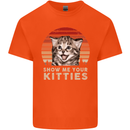 Show Me Your Kitties Funny Cat Kitten Kids T-Shirt Childrens Orange