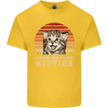 Show Me Your Kitties Funny Cat Kitten Kids T-Shirt Childrens Yellow