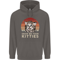Show Me Your Kitties Funny Cat Kitten Mens 80% Cotton Hoodie Charcoal