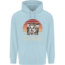 Show Me Your Kitties Funny Cat Kitten Mens 80% Cotton Hoodie Light Blue