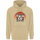 Show Me Your Kitties Funny Cat Kitten Mens 80% Cotton Hoodie Sand
