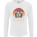 Show Me Your Kitties Funny Cat Kitten Mens Long Sleeve T-Shirt White