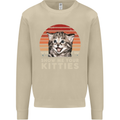 Show Me Your Kitties Funny Cat Kitten Mens Sweatshirt Jumper Sand