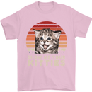 Show Me Your Kitties Funny Cat Kitten Mens T-Shirt Cotton Gildan Light Pink