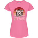 Show Me Your Kitties Funny Cat Kitten Womens Petite Cut T-Shirt Azalea