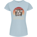 Show Me Your Kitties Funny Cat Kitten Womens Petite Cut T-Shirt Light Blue