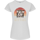 Show Me Your Kitties Funny Cat Kitten Womens Petite Cut T-Shirt White